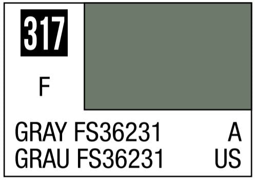 Mr Hobby H317 Gray FS36231 [US navy aircraft standard color] | 4973028505078