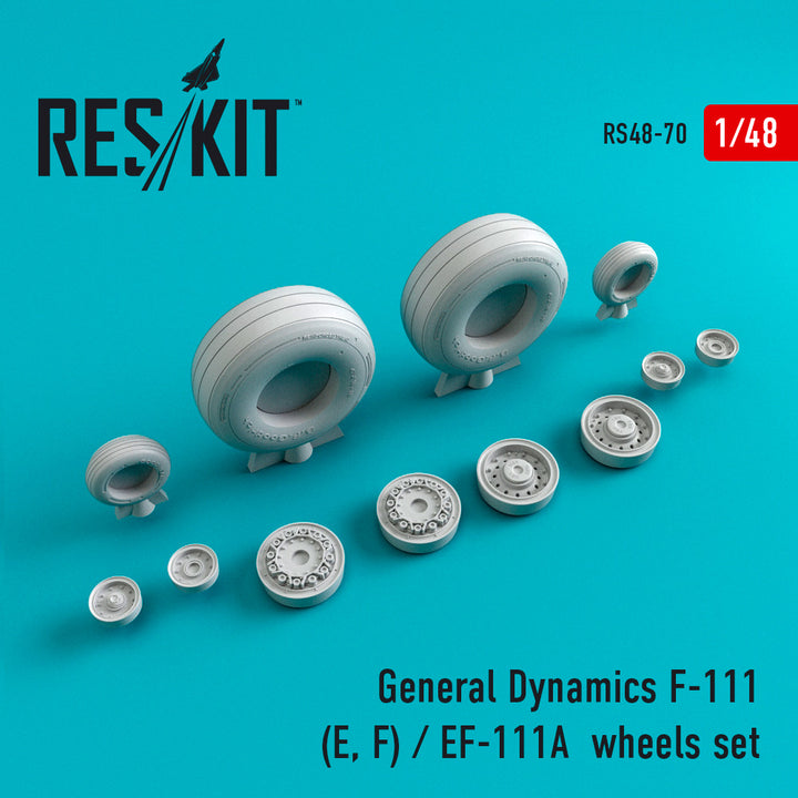 Res/Kit General Dynamics F-111 (E, F) / EF-111A wheels set | 4824594100702