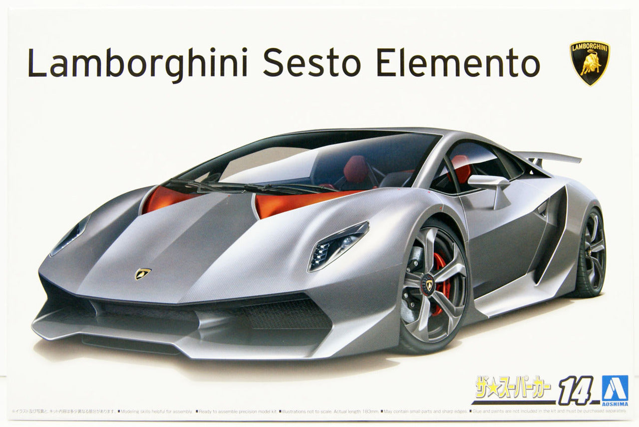 Aoshima 1/24 10 Lamborghini Sesto Elemento
