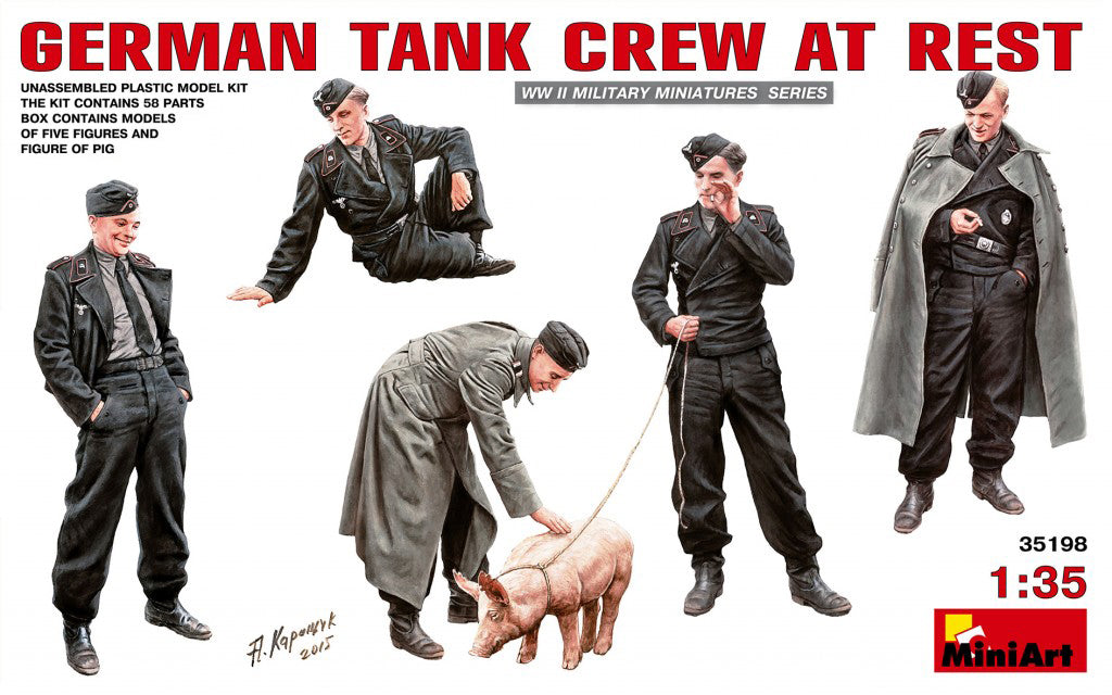 MiniArt German Tank Crew at Rest (1/35) | 4820183310347
