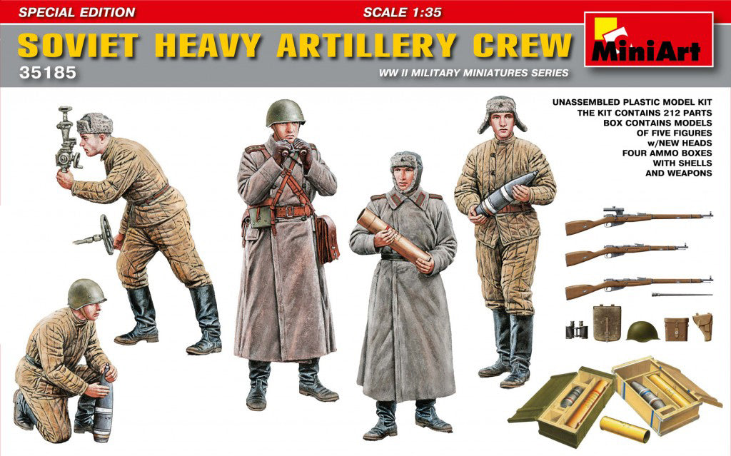 MiniArt 1/35 Soviet Heavy Artillery Crew.Special Edition | 4820183310071