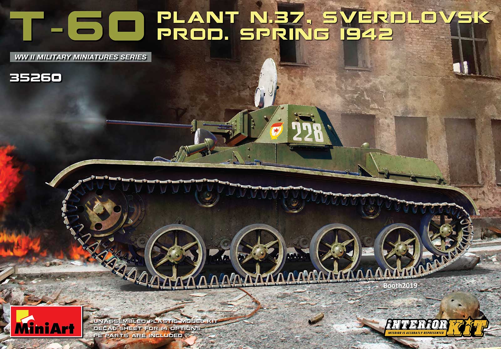 MiniArt 'T-60 (Plant .37) Prod.Spring 1942. Interior Kit' | 4820183312181