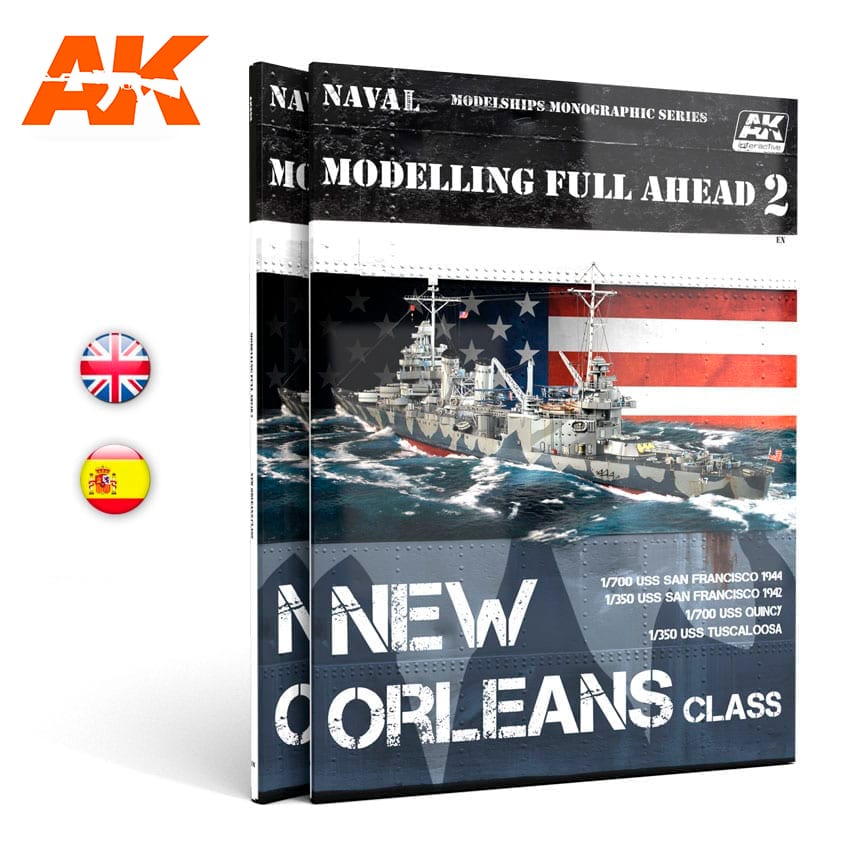 AK Interactive Modelling Full Ahead #2: New Orleans Class - English | 8436535578950
