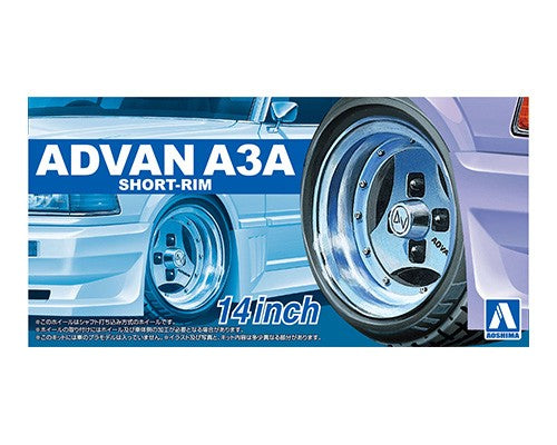 Aoshima 1/24 ADVAN A3A SHORT-RIM 14inch