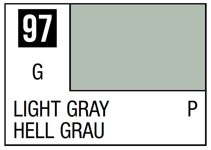 Mr Hobby Mr. Color 97 - Light Gray (Gloss/Primary)(4973028716818)