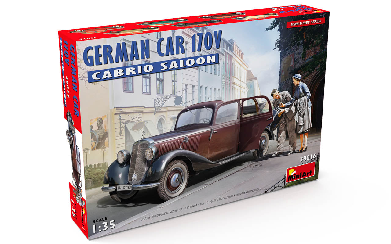 MiniArt German Car 170V Cabrio Saloon | 4820183312693