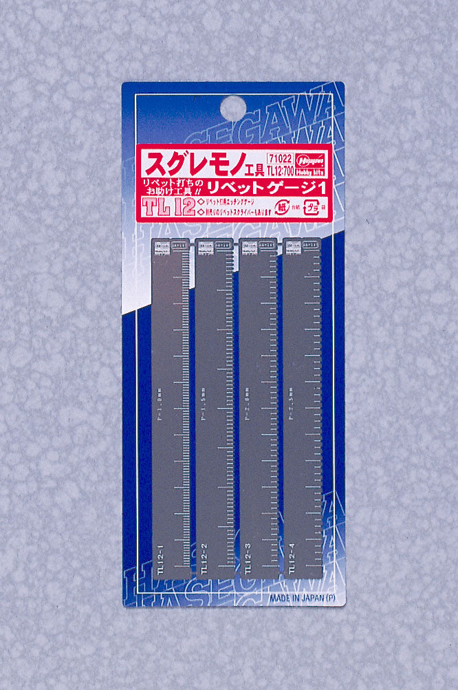 Hasegawa Rivet Gauge 1 ( For Straight Line ) | 4967834710429