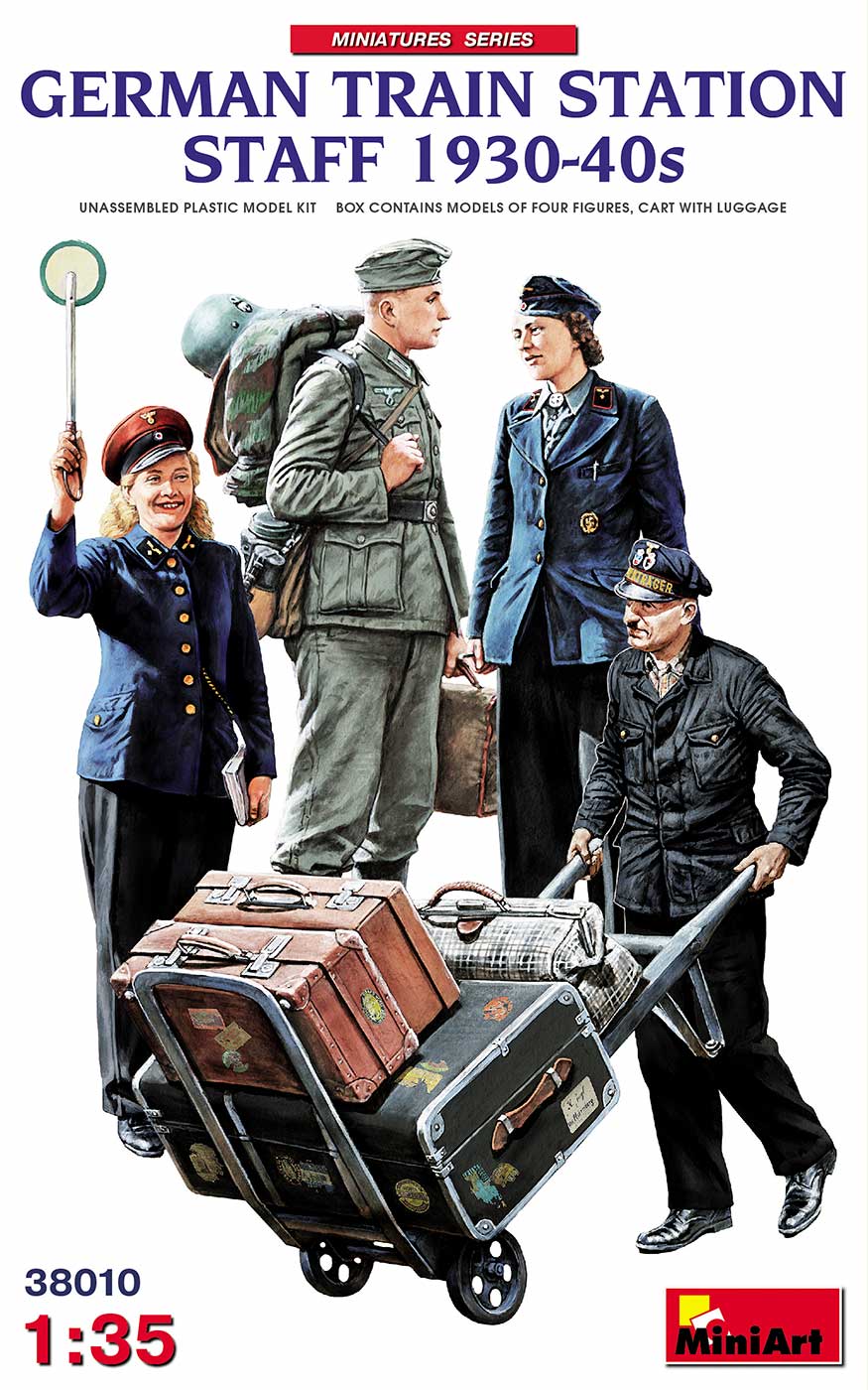 Miniart German Train Station Staff 1930 - 1940s (1/35) | 4820183312389