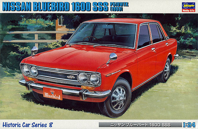 Hasegawa [HC8] 1:24 NISSAN BLUEBIRD 1600 SSS P510WTK 1969 | 4967834211087