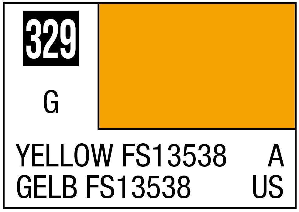 Mr Hobby Mr. Color 329 - Yellow FS13538 (Gloss/Aircraft) | 4973028717570