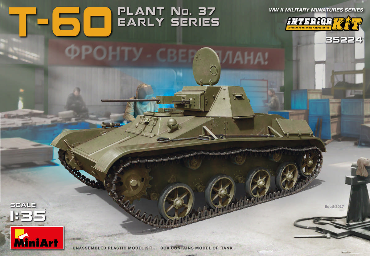 MiniArt 1/35 T-60 (Plant No.37) Early Series. Interior Kit | 4820183311153