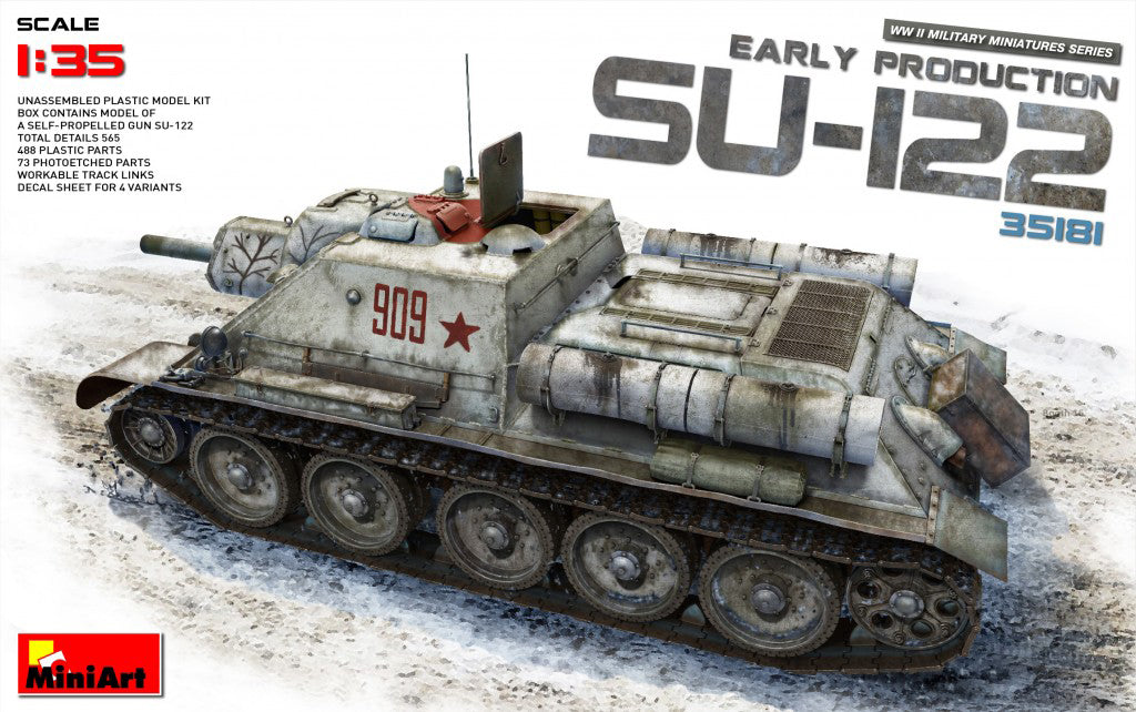 MiniArt 1/35 SU-122 (Early Production) | 4820183310392