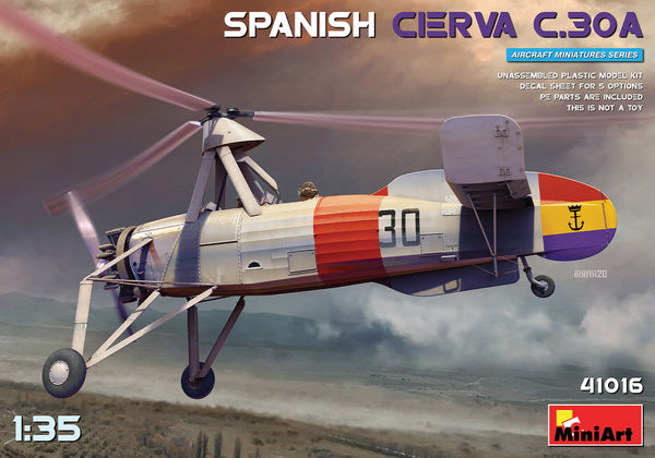 MiniArt 1/35 Spanish Cierva C.30A Aircraft