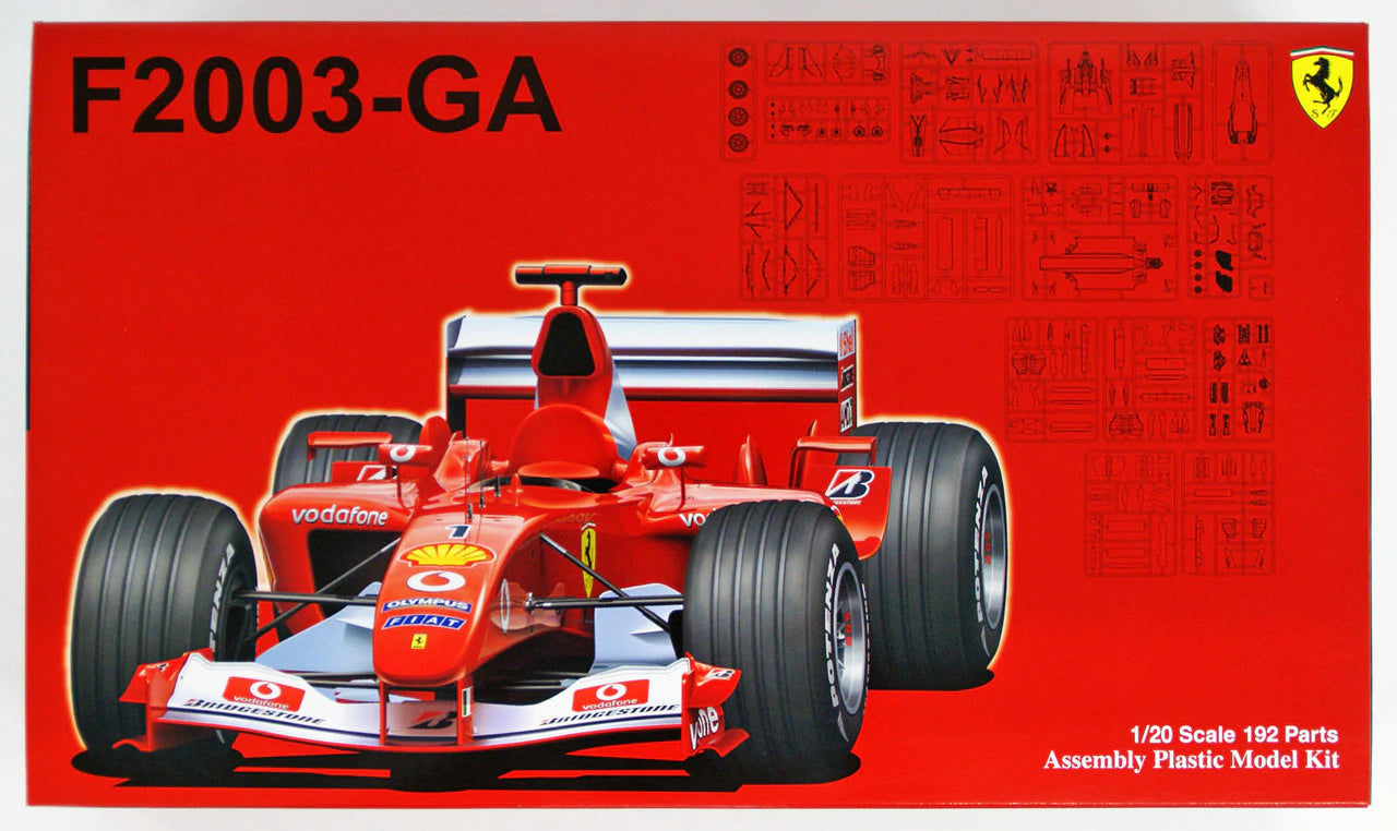 Fujimi 1/20 GP23 Ferrari F2003-GA (Japan, Italy, Monaco, Spainl GP) | 4968728092096