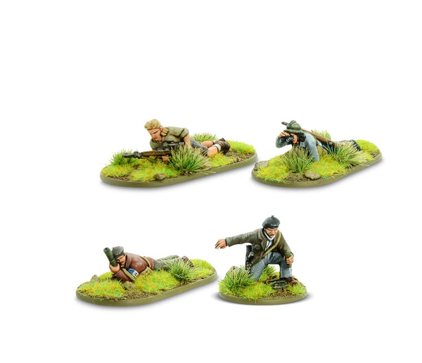 Bolt Action French Resistance Sniper and Light Mortar teams
