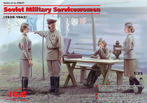 ICM 1/35 Soviet Military Servicewomen (1939-1942) (4 figures)