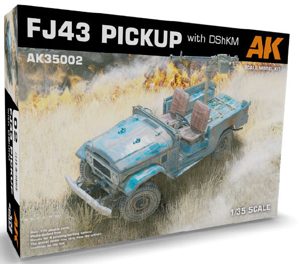 AK Interactive 1/35 FJ43 Pickup with DShKM Plastic Model Kit