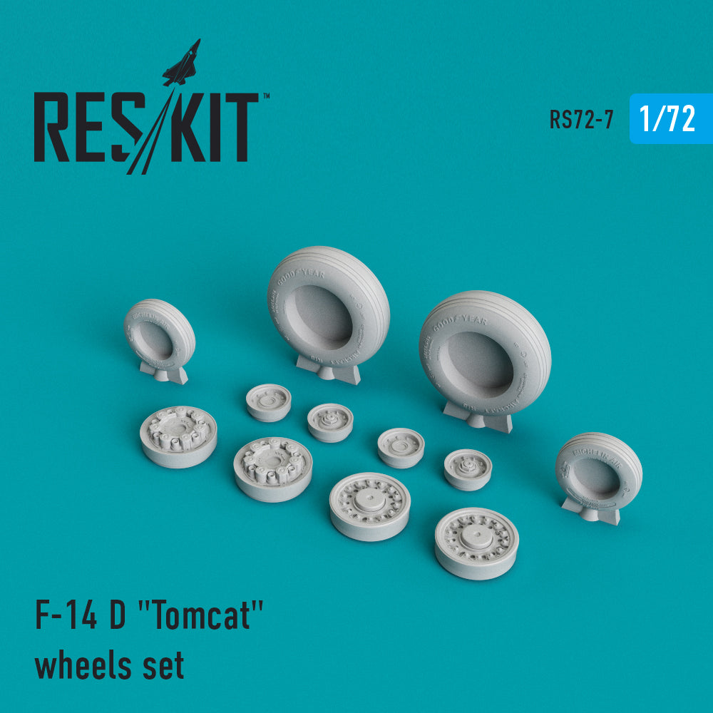 Res/Kit F-14 D 'Tomcat' wheels set | 4824594100078