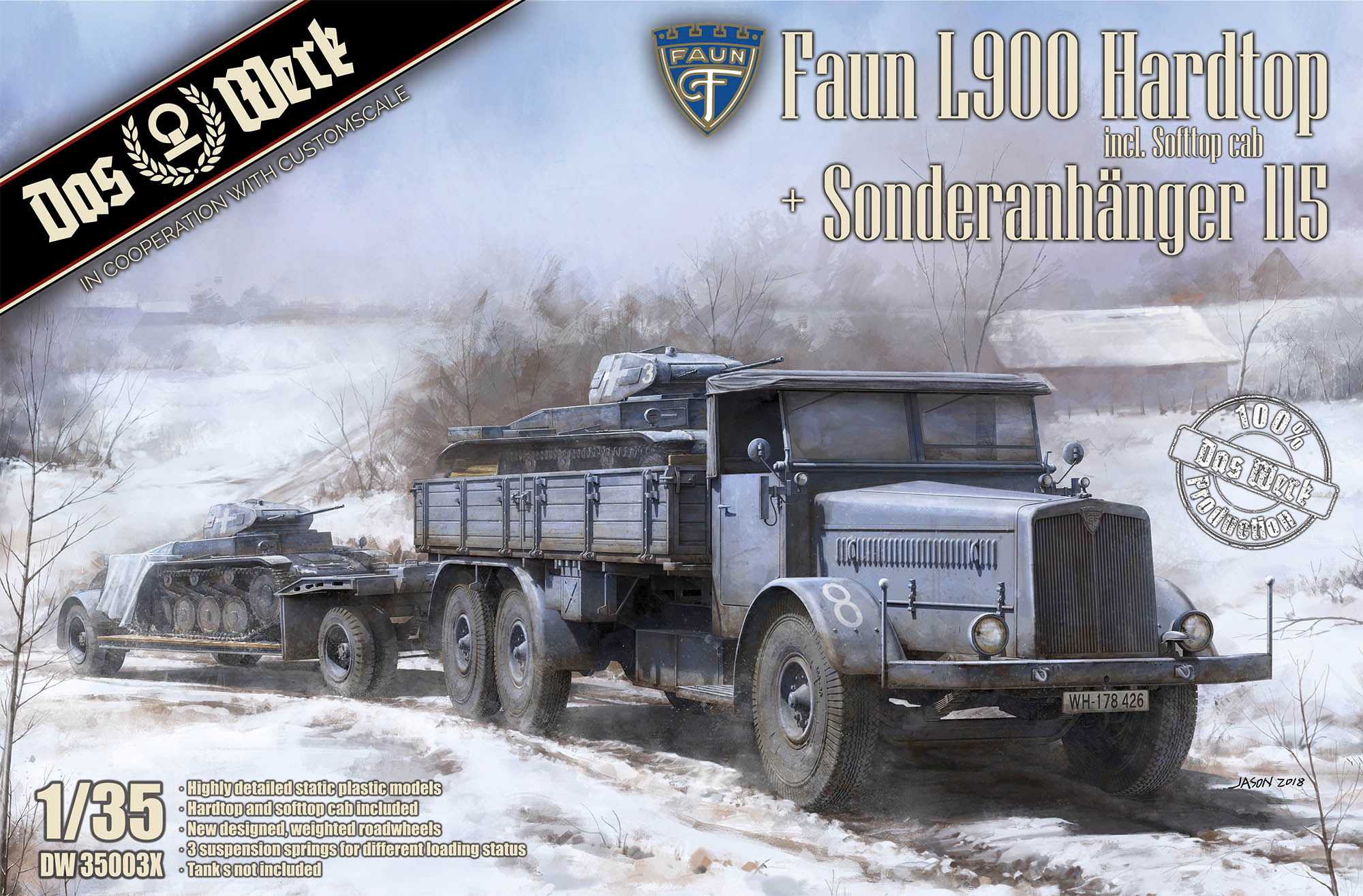 Das Werk 1/35 Faun L900 incl. Sd.Ah.115 | 4260191520978
