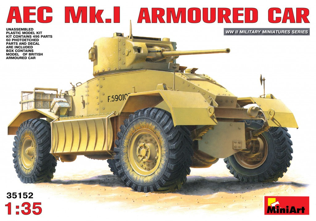 MiniArt AEC Mk 1 Armoured Car (1/35) | 4820041102961