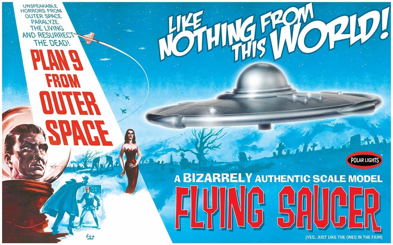 Polar Lights Plan 9 from Outer Space Flying Saucer | 849398035474