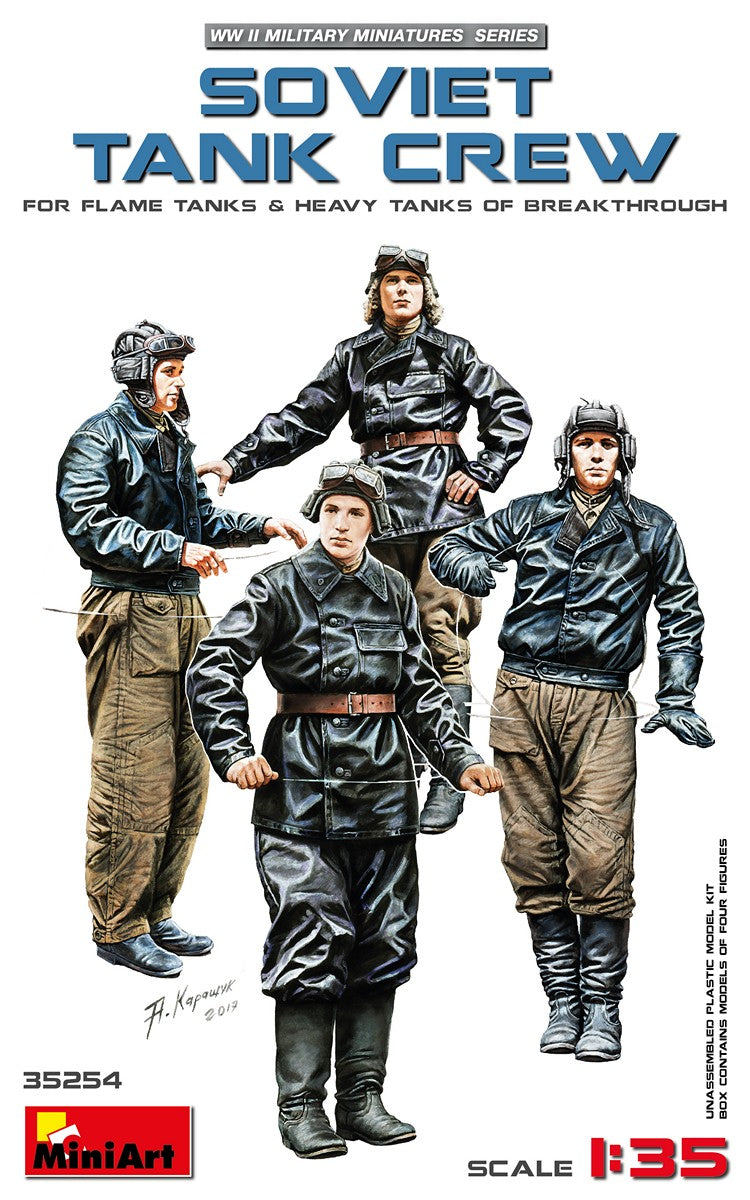 MiniArt 1/35 Soviet Tank Crew (for Flame Tanks & Heavy Tanks of Breakthrough) | 4820183311795