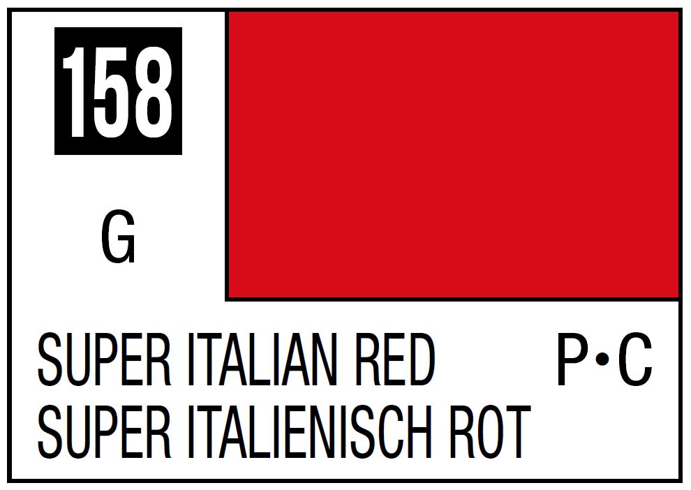 Mr Hobby Mr. Color 158 - Super Italian Red (Gloss/Primary Car) | 4973028635775