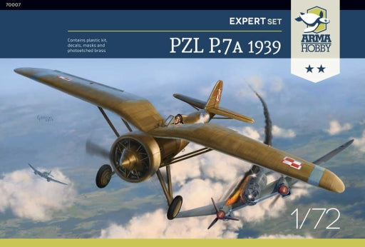 Arma Hobby 1/72 PZL P.7a Expert Set 1939 | 5907747901292