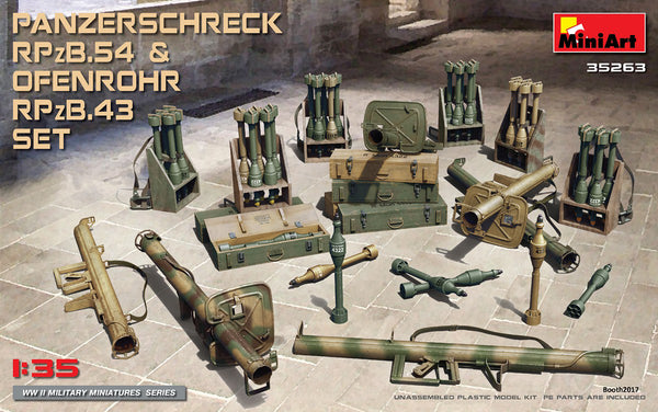 Miniart [35263] 1/35 Panzerschreck RPzB.54 & Ofenrohr RPzB.43 Set
