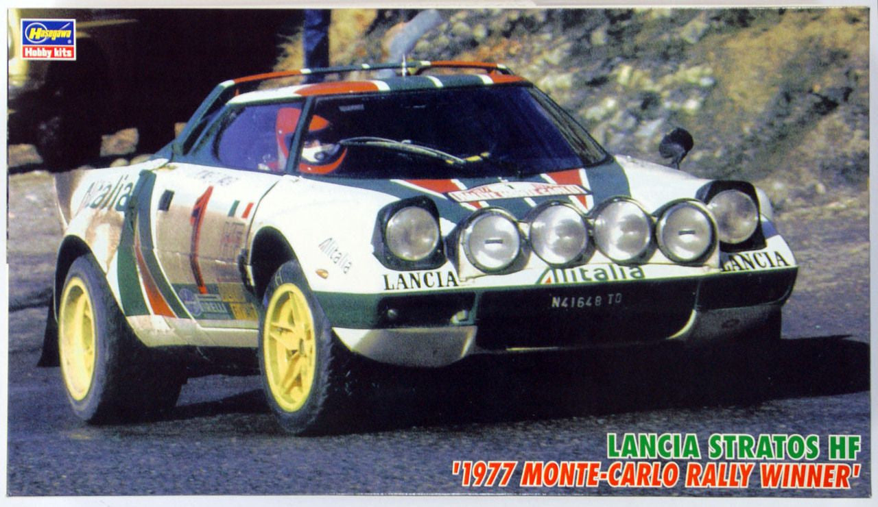 Hasegawa [CR32] 1:24 LANCIA STRATOS 1977 MONTE-CARLO RALLY WINNER | 4967834252325