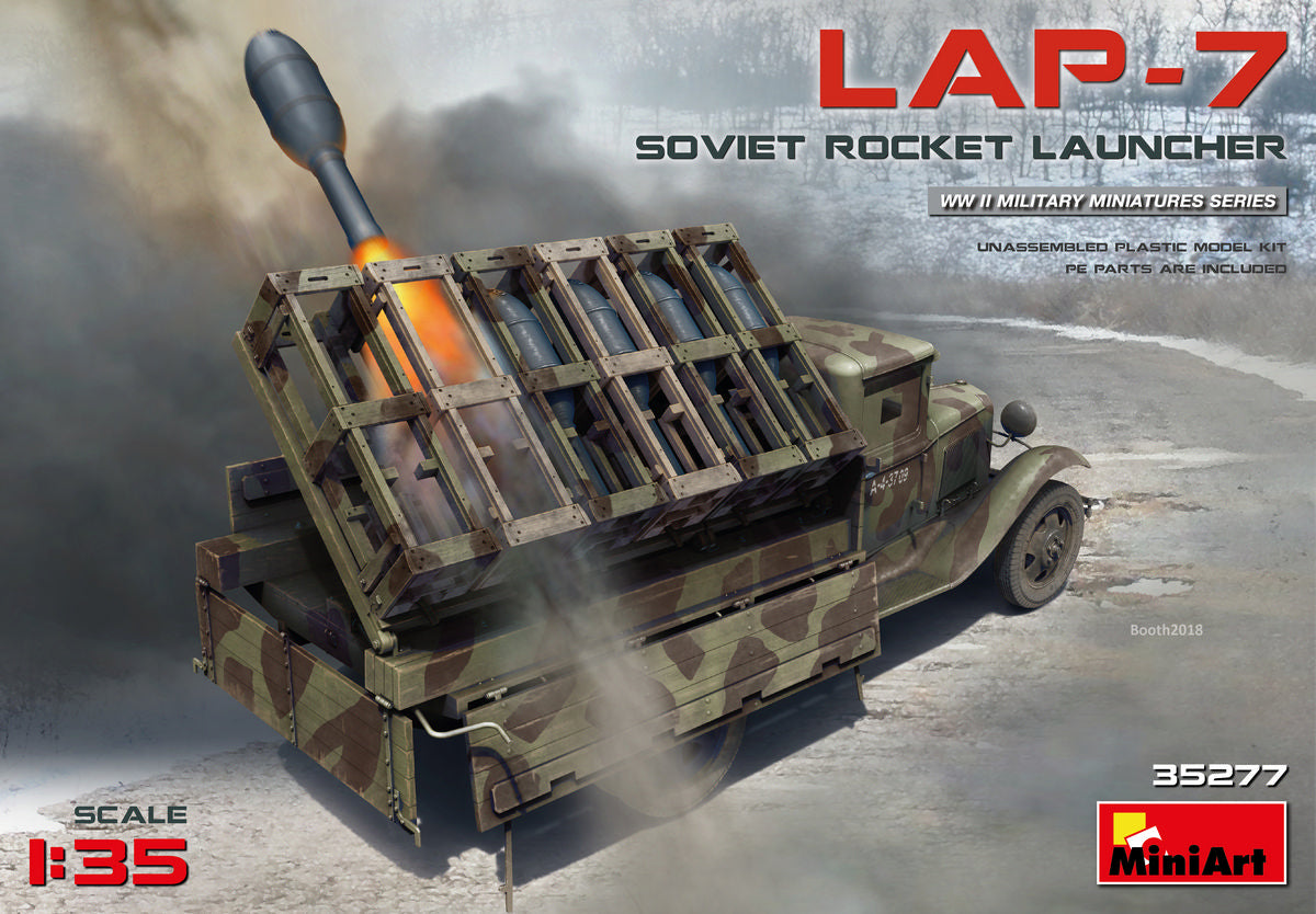 MiniArt 1/35 Soviet Rocket Launcher LAP-7 | 4820183311825