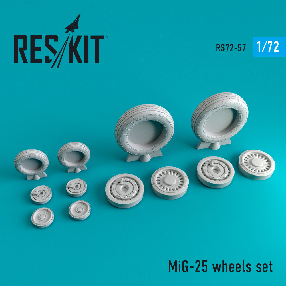 Res/Kit MiG-25 wheels set | 4824594100573