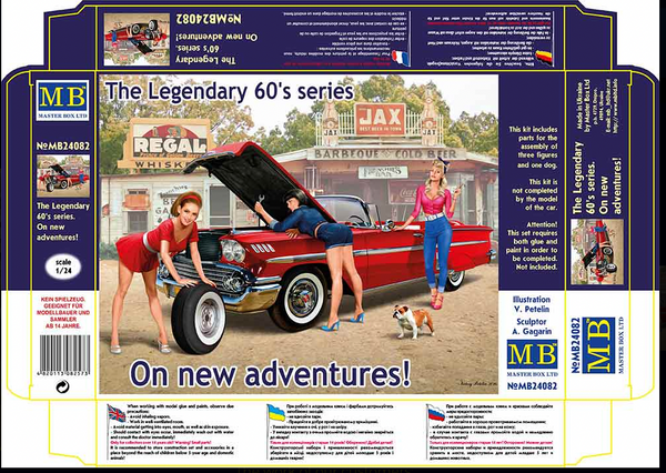 Master Box 1/24 The Legendary 60's series. On new adventures