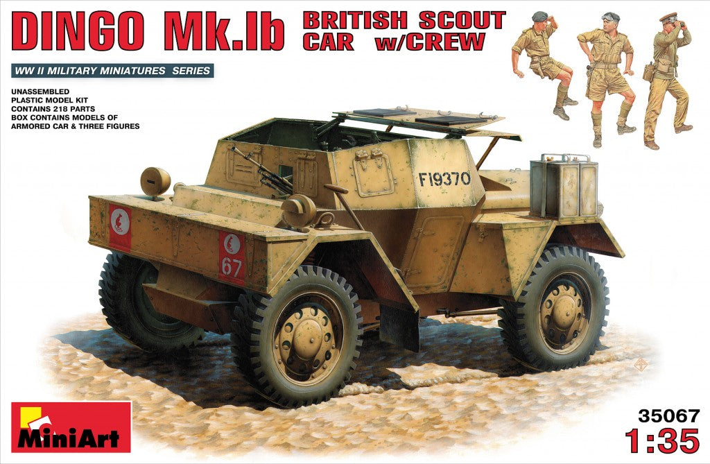 MiniArt 1/35 British Scout Car Dingo MK. 1b | 4820041101278