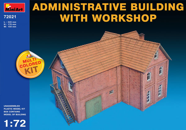 Miniart [72021] 1/72 Administrative Building with Workshop