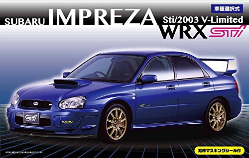 Fujimi Subaru Impreza WRX Sti/2003 V-Limited w/Window Frame Masking Seal
