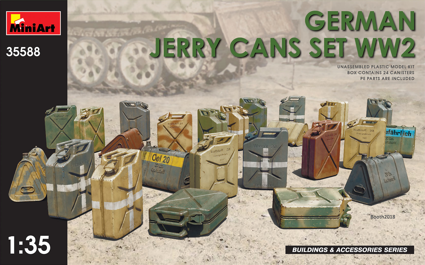 MiniArt German Jerry Cans Set WW2 (1/35) | 4820183312037