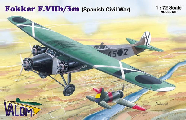 Valom 1/72 Fokker F.VIIb/3m (Spanish Civil War)