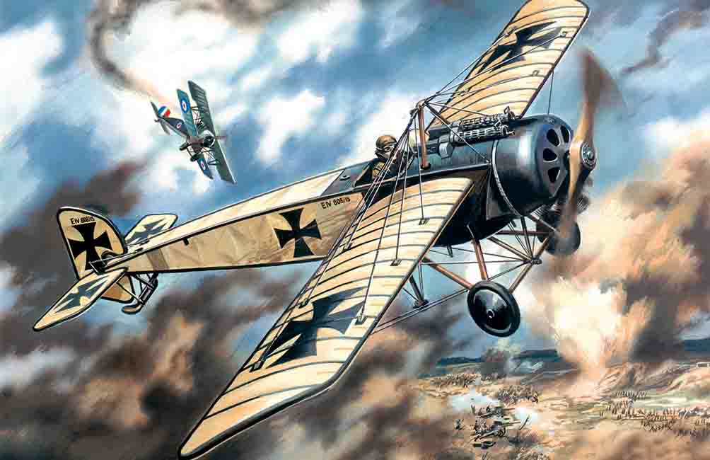 ICM 1/72 Pfalz E.IV, WWI German Fighter | 4823044400119