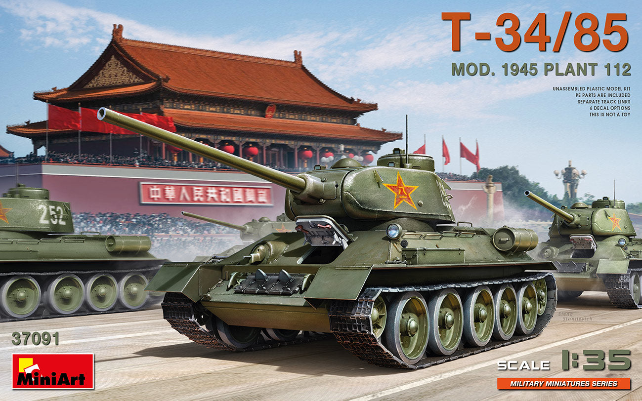 MiniArt 1/35 T-34/85 Mod. 1945 Plant 112 | 4820183313676