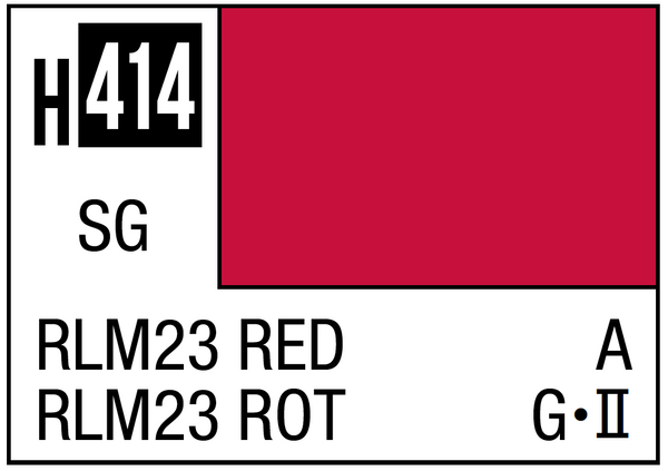 GSI Creos H414 RLM23 Red [German luftwaffe airclaf]