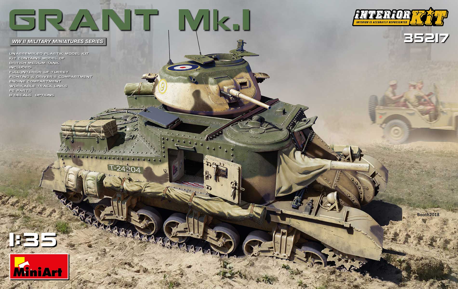 Miniart 1/35 Grant Mk.I Interior Kit | 4820183312280