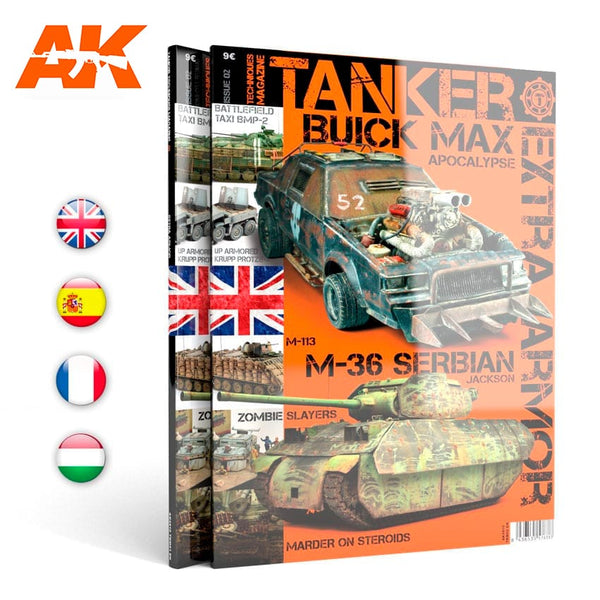 AK Interactive TANKER 02 'EXTRA ARMOR' - English