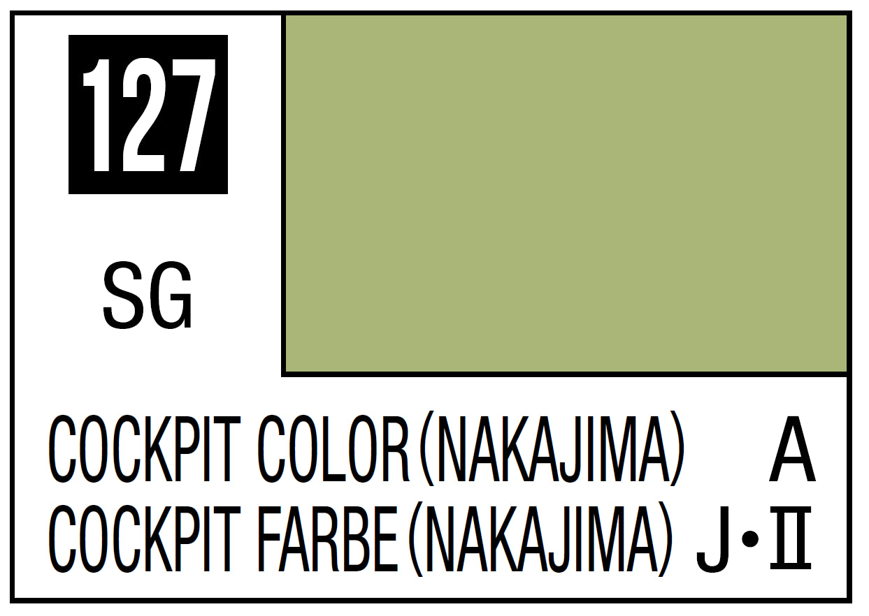Mr Hobby Mr. Color 127 - Cockpit Color (Nakajima) (Semi-Gloss/Aircraft) | 4973028635652