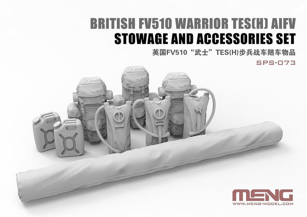 Meng 1/35 British FV510 Warrior TES(H) AIFV Stowage And Accessories Set (RESIN)