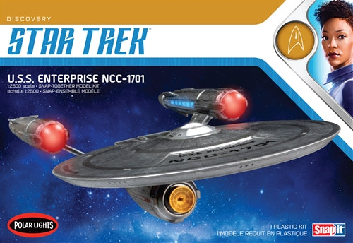 Polar Lights Star Trek Discovery USS Enterprise Snap Skit | 849398035528