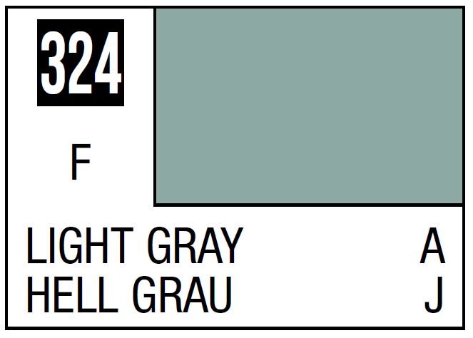 Mr Hobby Mr. Color 324 Light Gray (Flat/Aircraft) | 4973028735109