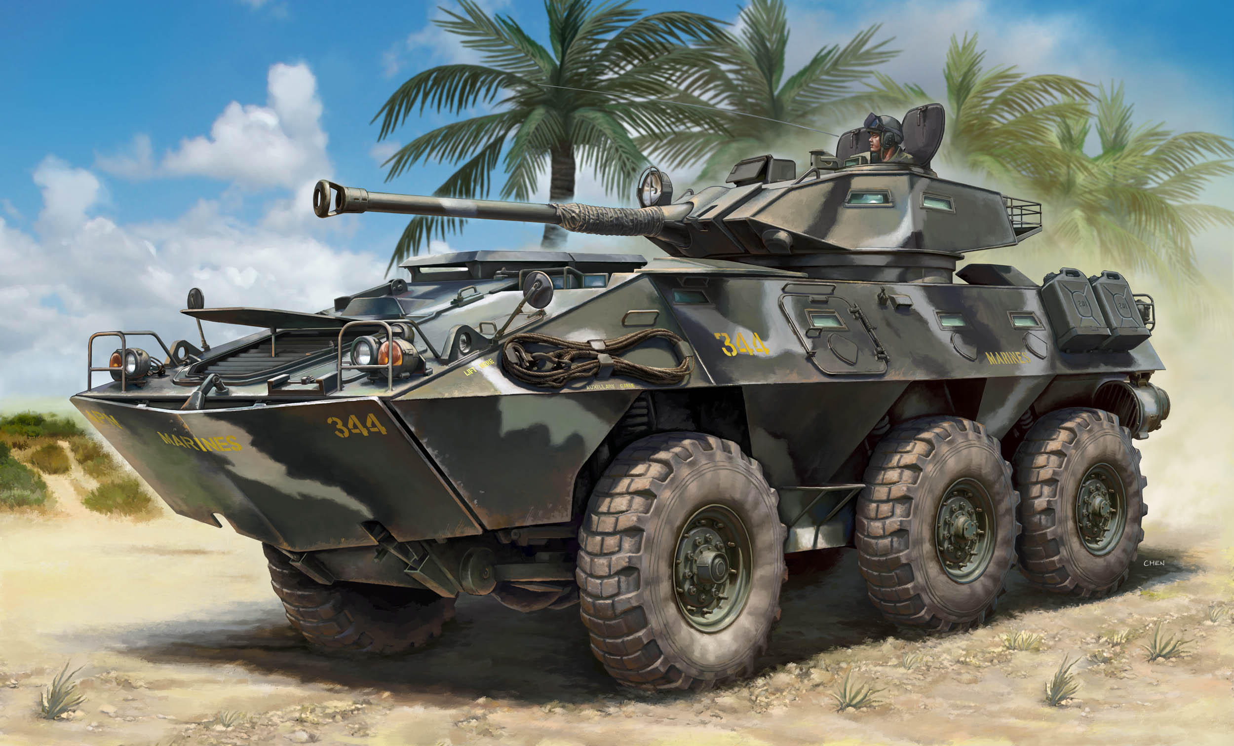 Hobby Boss 1/35 LAV300 90mm Cockerill Gun