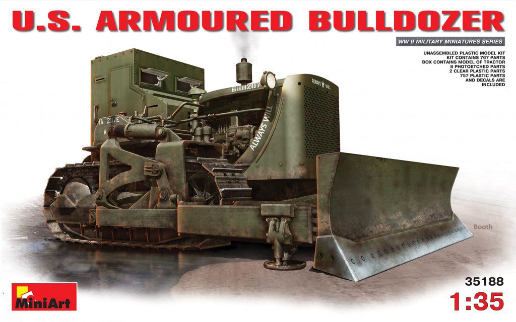 MiniArt 1/35 U.S. Armoured Buldozer | 4820183310217