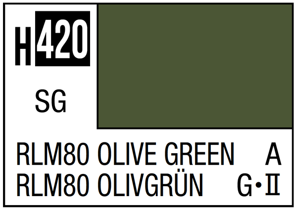GSI Creos H420 RLM80 Olive Green [German luftwaffe airclaf]